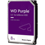 HDD Video Surveillance WD Purple 8TB CMR, 3.5'', 256MB, 5640 RPM, SATA, TBW: 180 - Image 2