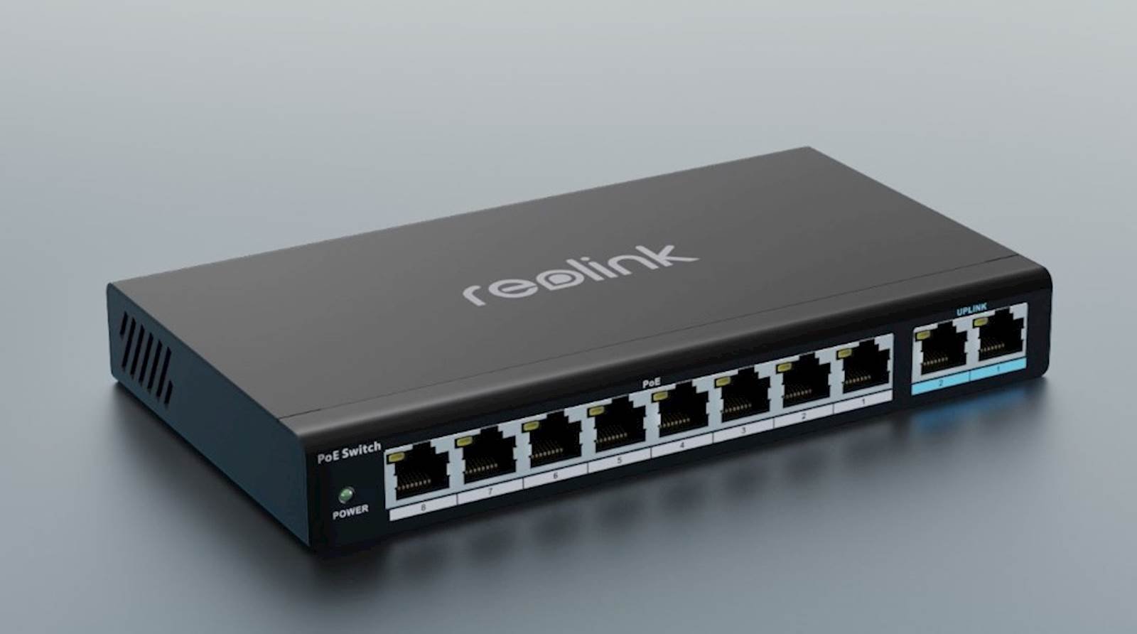 Reolink 10 Port PoE switch 120W, max 30W po portu