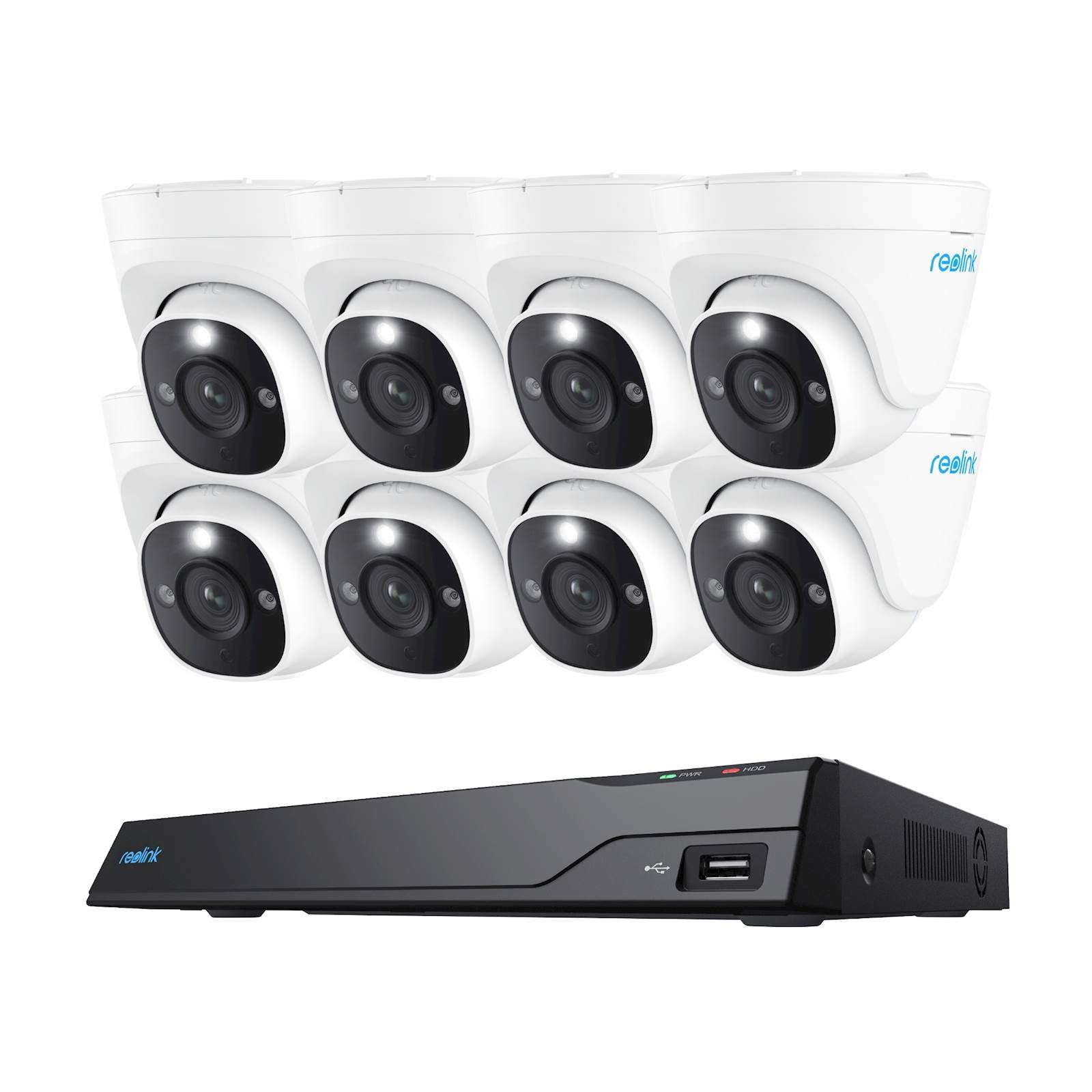 Reolink NVR snimač NVS16-8MD8 4K, 8MP, 16 kanalni NVR, 4TB HDD, 8x Kamera POE