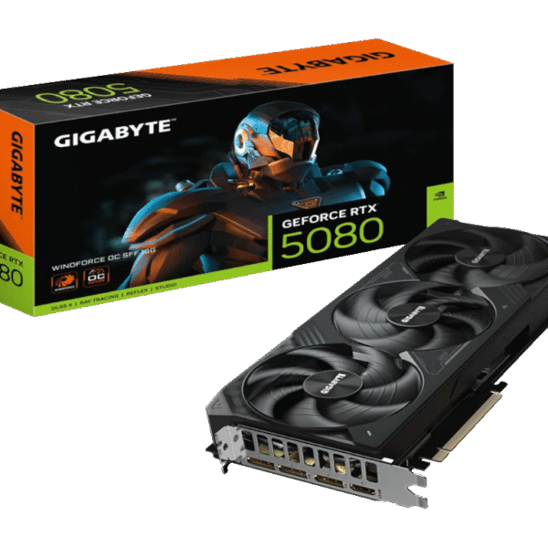 Gigabyte 5080 Windforce OC 16GSFF, 16GB, GDDR7, 256-bit,3xDP, 1x HDMI