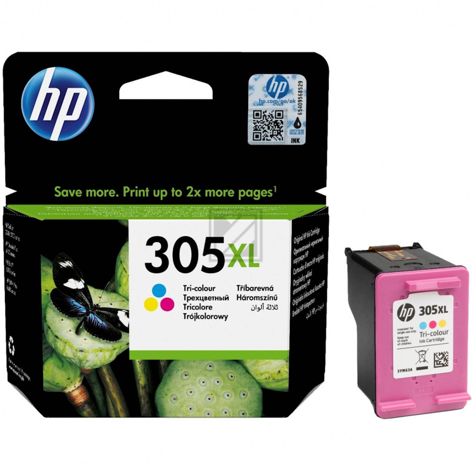 Tnta HP Color 305 XL