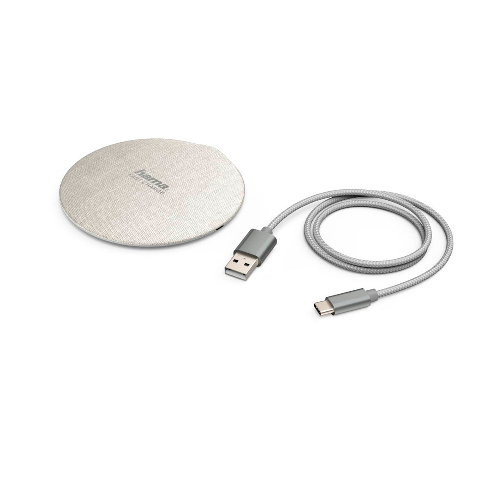 Wireless punjač HAMA FC-10 metalni bijeli