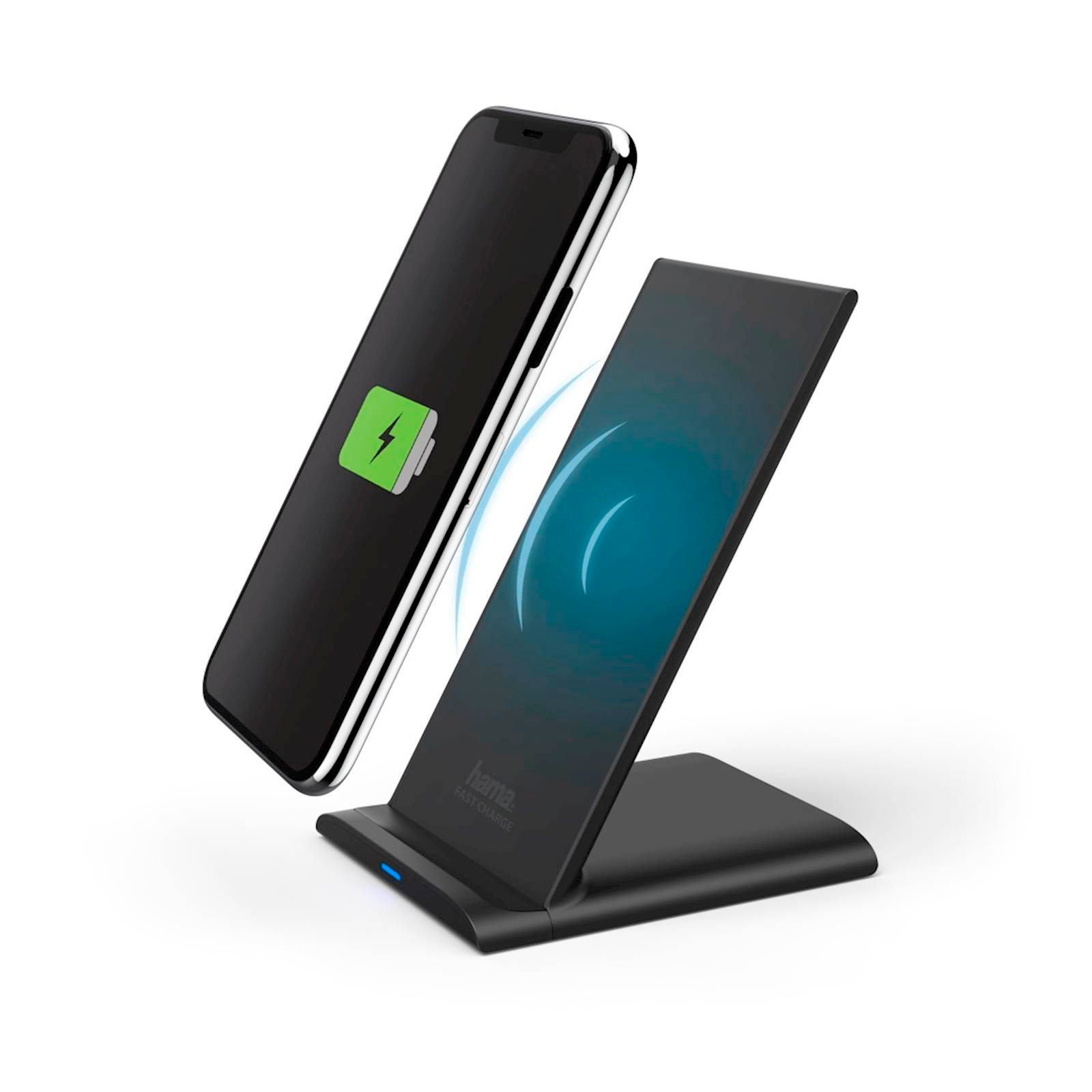 Wireless punjač HAMA QI-FC10S crni