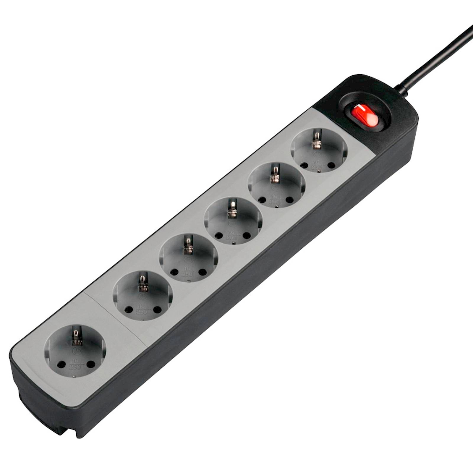 Produžni prenap. kabl HAMA "Tidy line", 6 utičnica