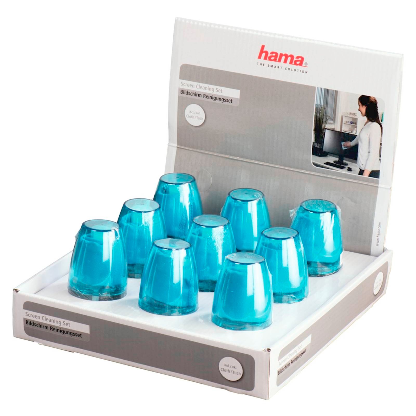 Set za čišćenje displeja Hama 40 ml,  9 komada