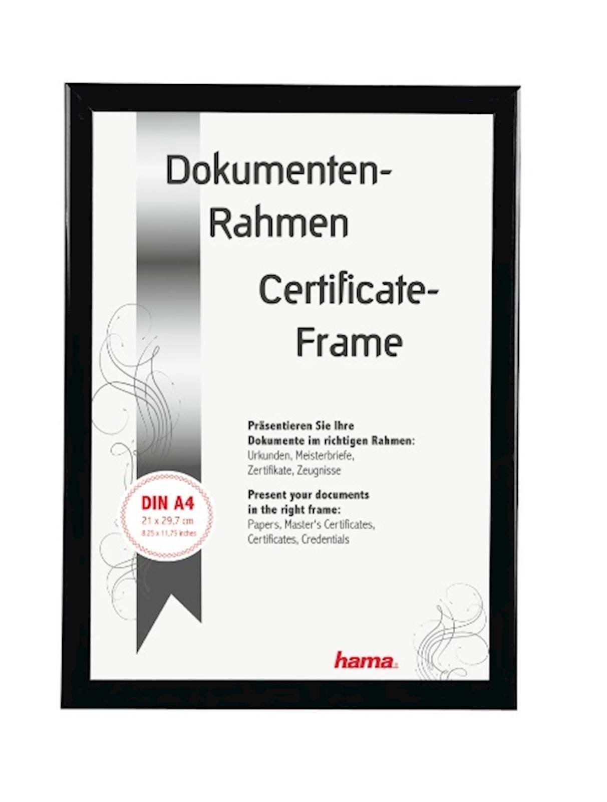 Okvir za slike HAMA Madrid plast. crni 21x29,7 cm