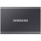 Samsung SSD T7 External 1TB, USB 3.2, 1050/1000 MB/s, included USB Type C-to-C and Type C-to-A cables, 3 yrs, iron gray