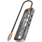 CANYON hub DS-13 7in1 4k USB-C Transparent Space Grey