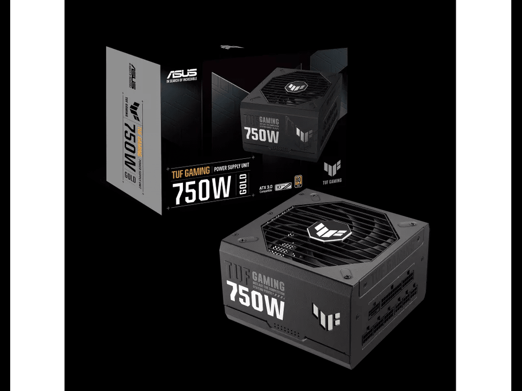 ASUS PSU TUF-GAMING-750G750W 80Plus Gold;Full modular4 x PCI-E 6+2-pin;5 x SATA