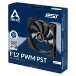 Arctic Fan F12 PWM PST (Black)120 mm PWM Case Fan - Image 2