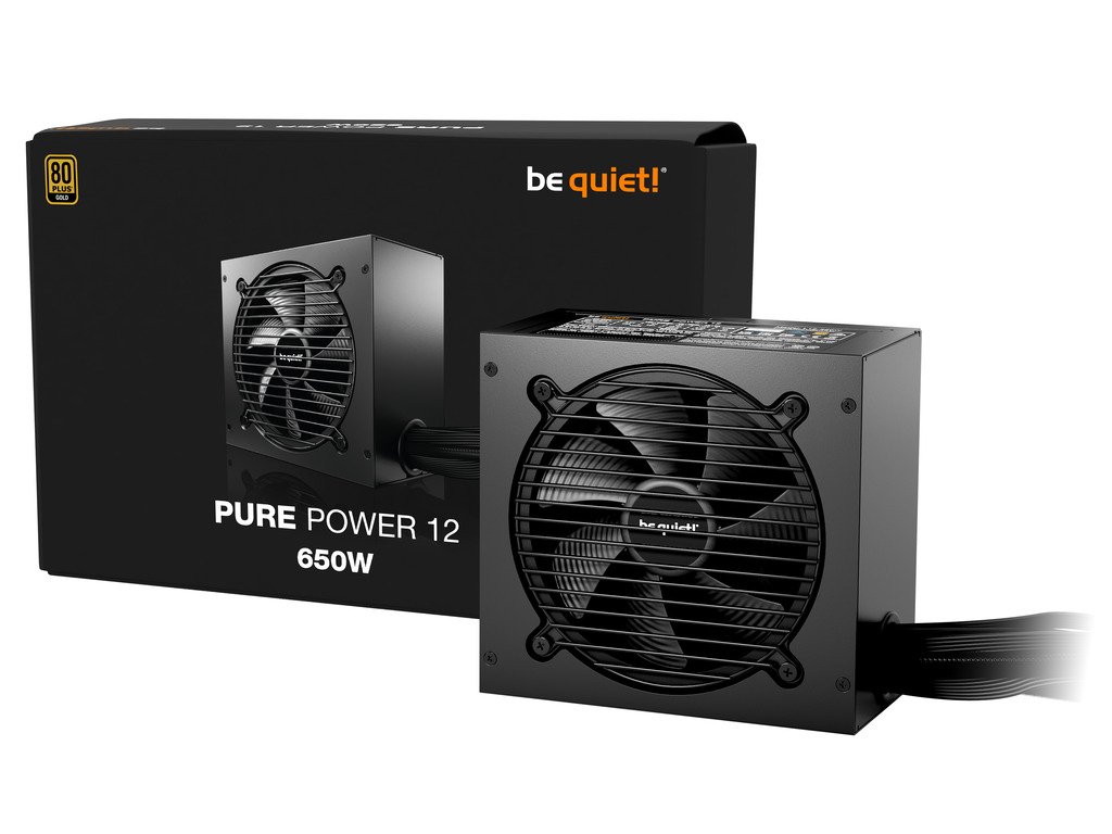 be quiet! Pure Power 12 650w 80 PLUS Gold, ATX 3.1, PCIe 5.1, non-modular