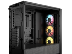CORSAIR FRAME 4000D RS ARGB3xRS120 ARGB fans, 360mm rad170mm cooler, 430mm GPU, ATX, Black - Image 3