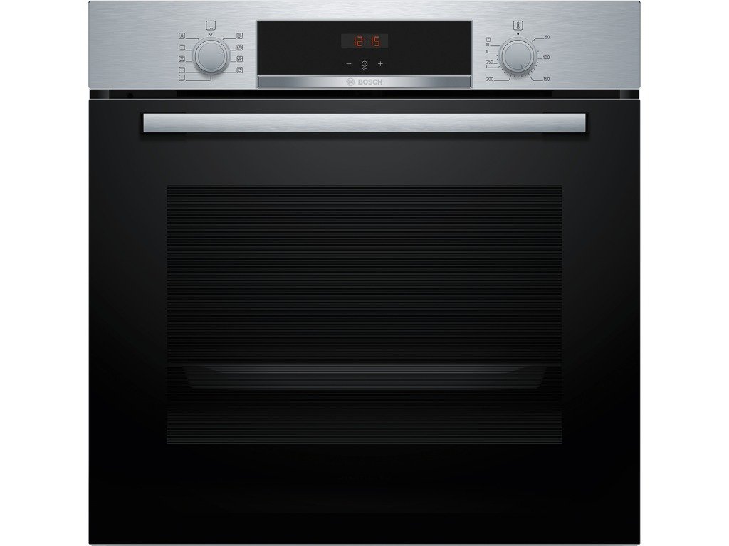 BOSCH pećnica  Serie 4| INOX, A, EcoClean, 71L,Teleskopska vodilica, 7 programa,old:HBA513BS1