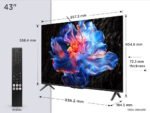 TCL 43"V6C 4K TV Google OSHDR10 HVA Panel Motion ClarityDolby Audio; AiPQ Processor; - Image 6
