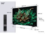 TCL 98"C7K 4K QD-Mini LED TV144Hz Google TV; Game Master;Audio BANG & OLUFSEN; HDR Premium; - Image 5