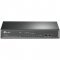 8-Port 10/100Mbps Unmanaged Switch with 4-Port PoE, metal case, desktop mount, PoE budget 41W.