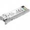 1000Base-BX WDM Bi-Directional SFP module, TX: 1550 nm and RX: 1310 nm, 1 LC Simplex port , up to 2 km transmission distance in 9/125 μm SMF (Single-Mode Fiber), Supports Digital Diagnostic Monitoring (DDM).