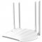 TP-Link TL-WA1201 AC1200 Wireless Access Point, 867 Mbps at 5 GHz and 300 Mbps at 2.4 GHz band, MU-MIMO, Access Point, Range Extender, Multi-SSID, and Client mode, 1× 10/100/1000 Mbps Ethernet Port(Supports Passive PoE), 4 x fixed HP Antennas