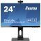 IIYAMA Monitor LED XUB2490HSUC-B1 24" ETE IPS, 1920x1080, Webcam 1080P Auto Focus, 13cm Height Adj. Stand, Pivot, 5ms, 250 cd/m², Speakers, HDMI, DisplayPort, USB2.0 port
