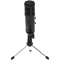 LORGAR Soner 313, Gaming Microphones, Black, USB condenser microphone with Volume Knob & Echo Kob, including 1x Microphone, 1 x 2.5M USB Cable, 1 x Tripod Stand, 1 x User Manual, body size: Φ47.4*158.2*48.1mm, weight: 243.0g