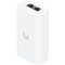 UBIQUITI PoE++ Adapter; Delivers up to 60W of PoE++; Surge, peak pulse, and overcurrent protection; Contains RJ45 data input, AC cable with earth ground, and PoE++ output; LED indicator for status monitoring.