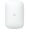 UBIQUITI U6 Extender; WiFi 6; 6 spatial streams; 115 m² (1,250 ft²) coverage; 300+ connected devices; Powered with standard AC wall outlet; Wireless uplink to UniFi WiFi.