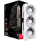 XFX Swift AMD Radeon RX 9070XT White Triple fan Gaming Edition with 16GB GDDR6 HDMI 3xDP, AMD RDNA 4