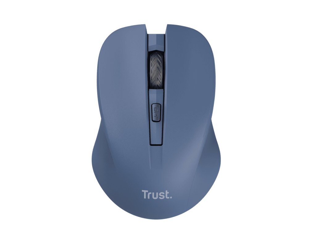 Trust Mydo silent wireless miš wireless plavi, DPI 1000-1800 obje ruke, 4 tipki, tihi