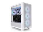 Thermaltake S250 TG ARGB SnowMid tower case, white,4x CT120 ARGB white fans - Image 2