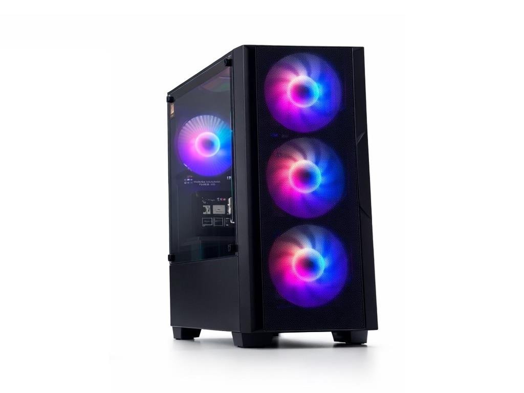 DarkFlash AIGO C195 Case4xARGB, Mesh, MicroATX280mm VGA, 240mm Radiator, 2xUSB
