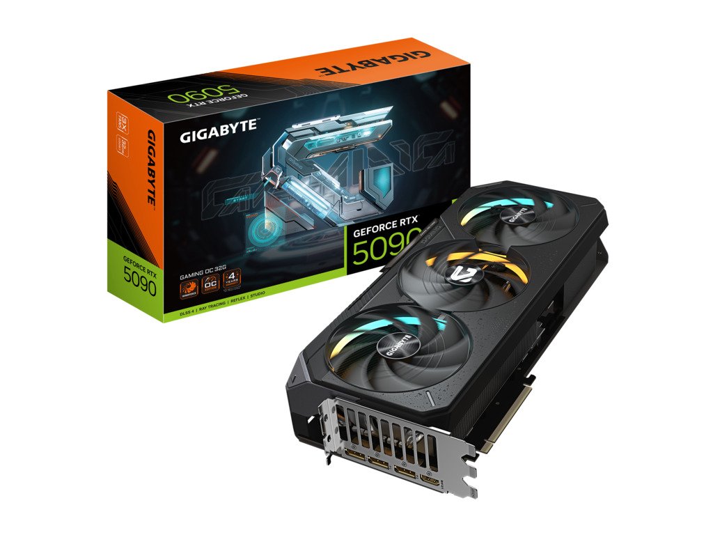 Gigabyte 5090 Gaming OC 32GB32GB GDDR7, 512-bit3x DP, 1xHDMI