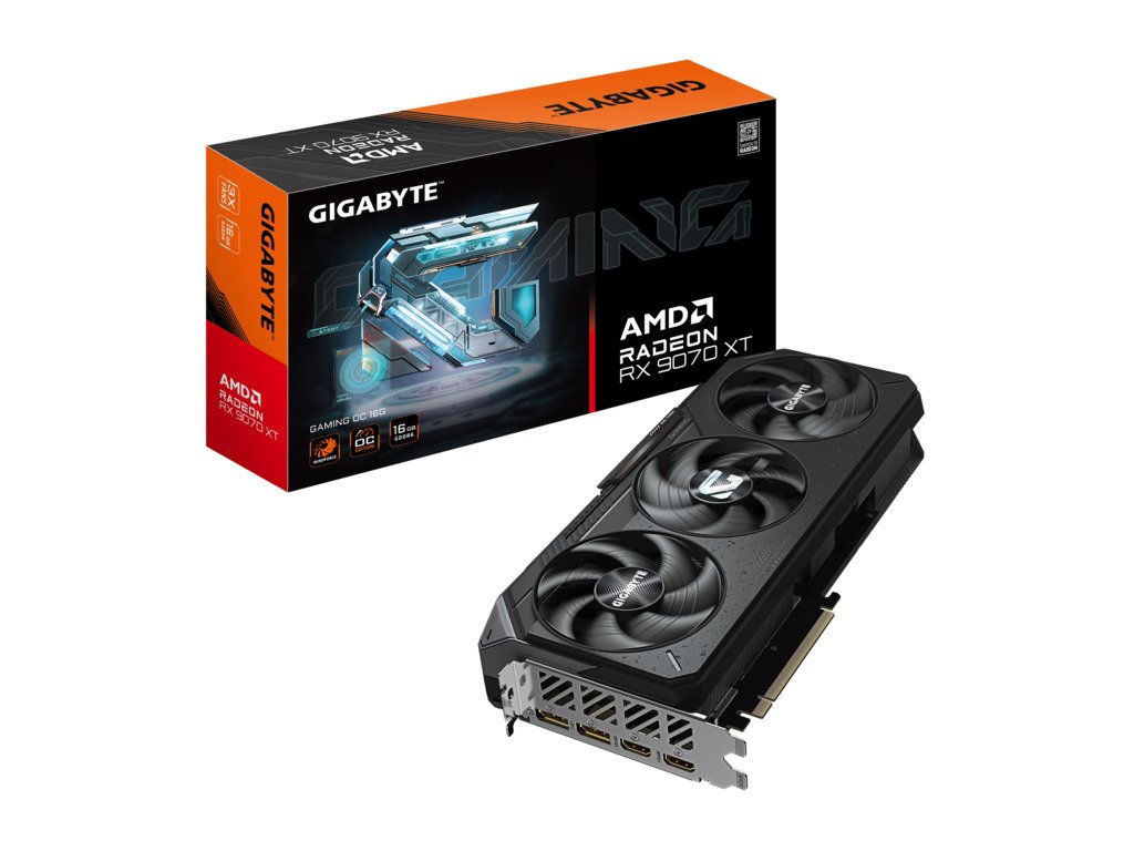 Gigabyte RX 9070 XT Gaming 16G 16GB GDDR6, 256bit 2xHDMI, 2xDP