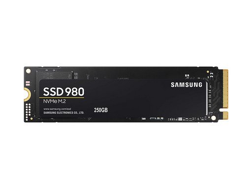Samsung SSD 980 250GBNVMe M.2,PCIe Gen 3.0 x43500MB/s read,3000MB/s write