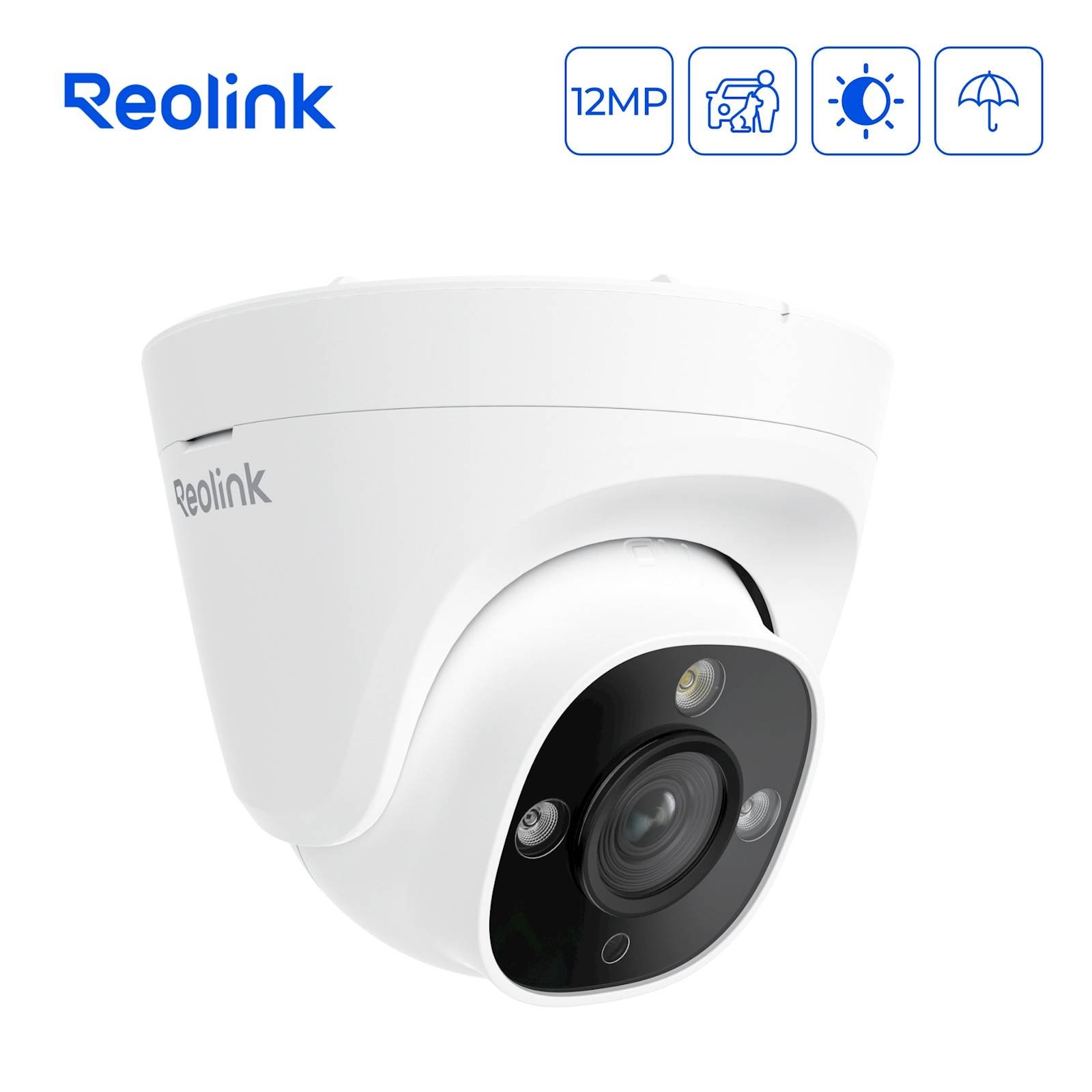 Reolink Smart IP kamera RP-PCT12M, 12MP, 4K, AI prepoznavanje, Ai pretraga videa