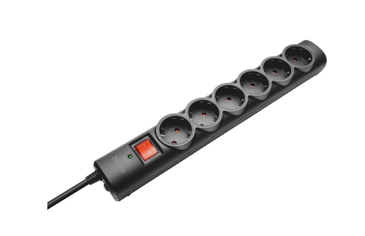 Trust produžni kabl-zaštita 6 utičnica, prenaponska zaštita - Image 4