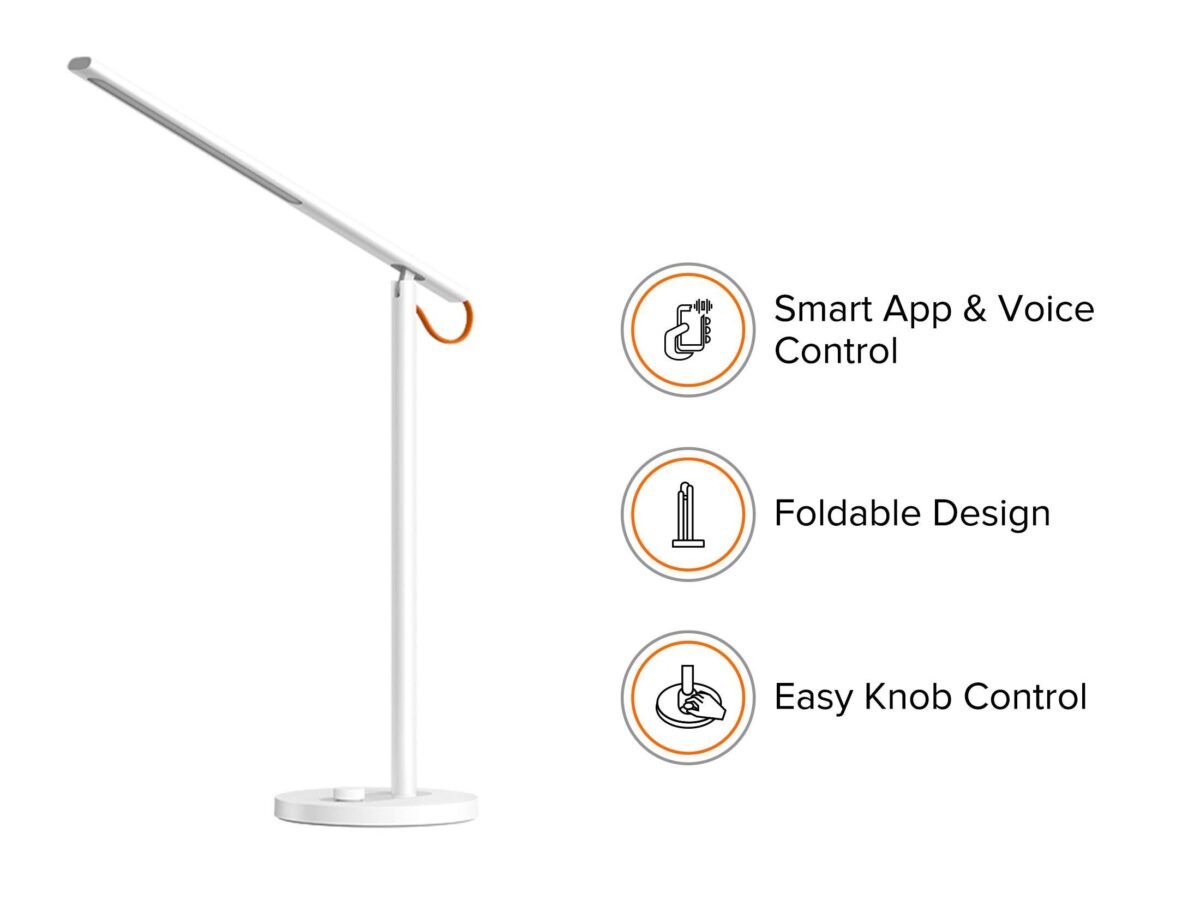 Xiaomi Mi Smart Desk Lamp 1S žuto ili bijelo svjetlo kontrola Google Assistant, Alexa, Siri - Image 2