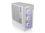 Thermaltake View 200 ARGB Snow Mid tower, tempered glass, 3x 120mm ARGB Lite fan - Image 4