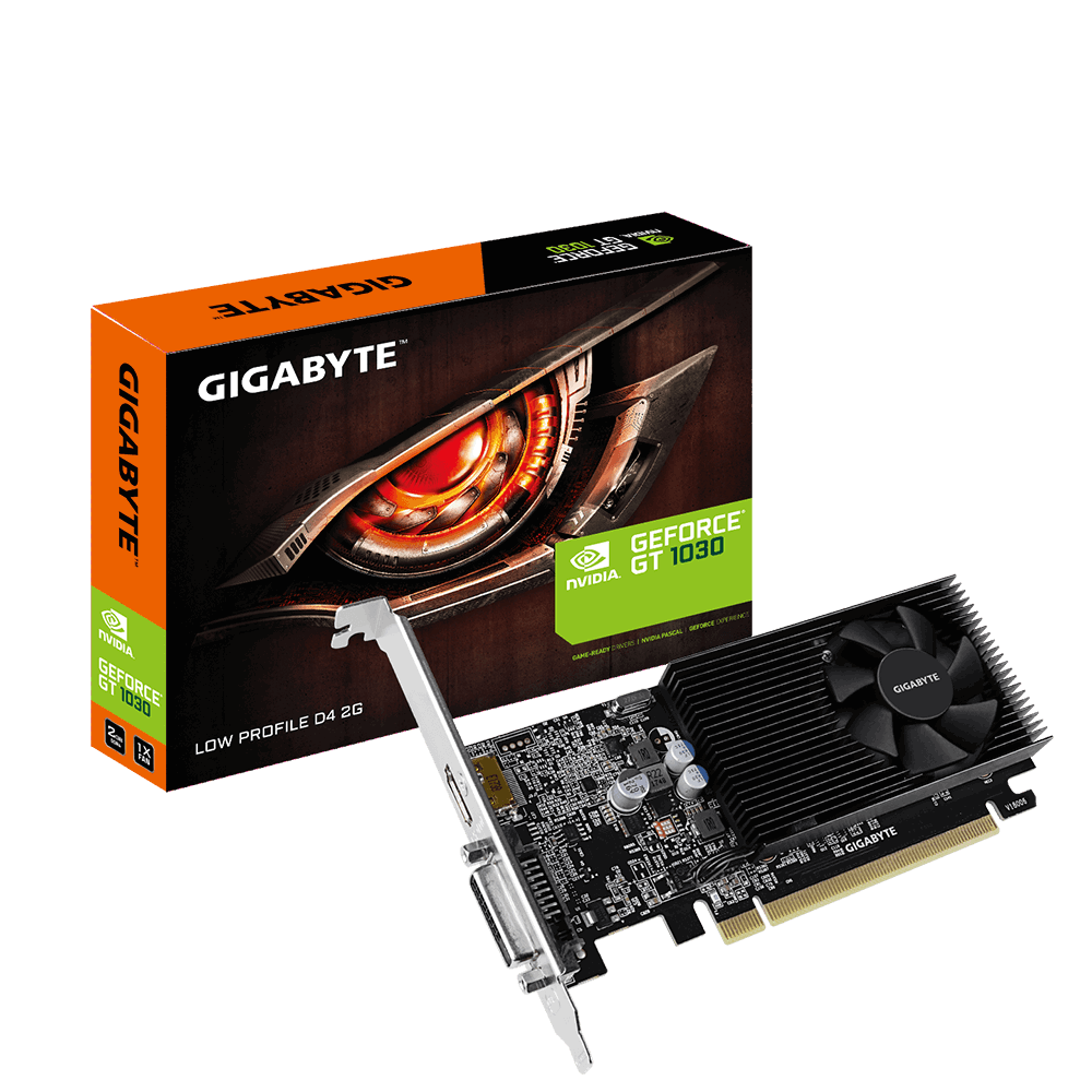 Gigabyte VGA GT 1030 LP2GB GDDR4 64bit; DVI,HDMI;[GV-N1030D4-2GL]