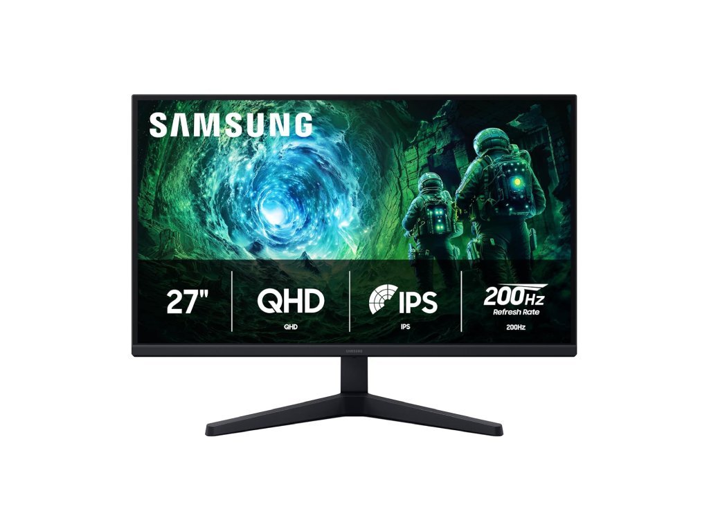 Samsung 27" Odyssey G53FQHD, IPS, 200Hz, 1ms, 300cd1000:1, DP, 2xHDMI, Tilt, AMD FreeSync