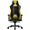 LORGAR Base 311, Gaming chair, PU eco-leather, 1.8 mm metal frame, multiblock mechanism, 4D armrests, 5 Star aluminium base, Class-4 gas lift, 75mm PU casters, Black + yellow