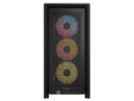 CORSAIR FRAME 4000D RS ARGB3xRS120 ARGB fans, 360mm rad170mm cooler, 430mm GPU, ATX, Black - Image 2
