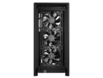 CORSAIR FRAME 4000D RS Case3xRS120 fans, 360mm radiator170mm cooler, 430mm GPU, ATX, Black - Image 4