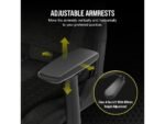 Corsair TC100 Gaming ChairRelaxed, Fabric Black/Black120kg - Image 4