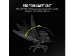 Corsair TC100 Gaming ChairRelaxed, Fabric Black/Black120kg - Image 5