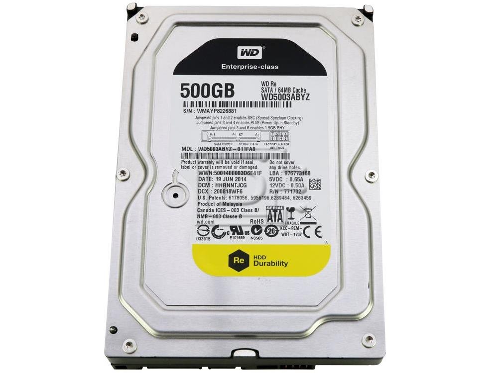 WD HDD 500GB SATA3 64MB7200 RPM,Pull Drive,garancija 12 mjeseci
