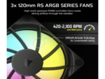 CORSAIR NAUTILUS 360 RS AIOLiquid CPU Cooler, Black,RS120LGA1851, LGA1700, AM5, AM4