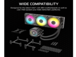 CORSAIR NAUTILUS 360 RS AIOLiquid CPU Cooler, Black,RS120LGA1851, LGA1700, AM5, AM4 - Image 2