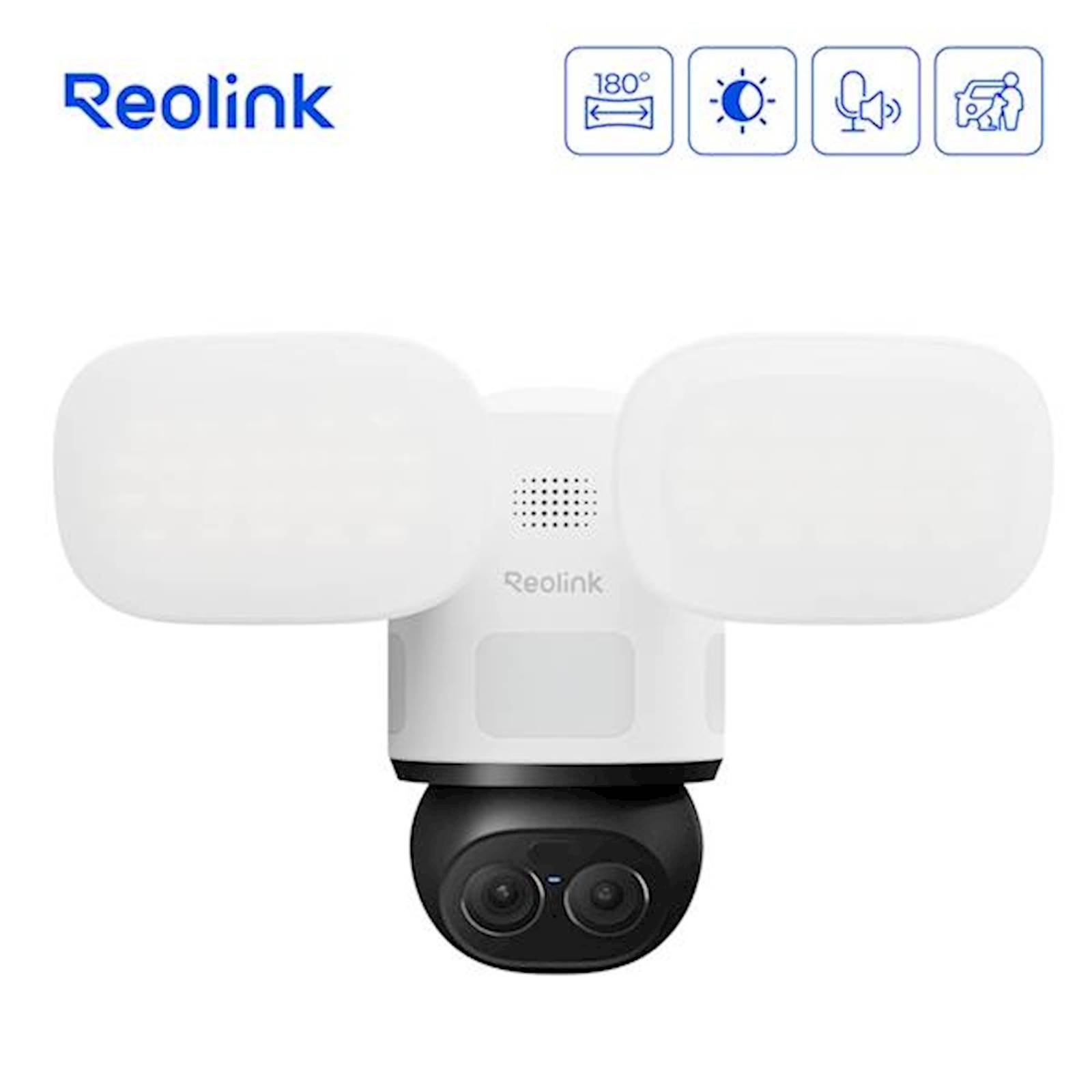 Reolink Ip Kamera TrackFlex Floodlight F850W, 8MP, 4K, 3000 lumena reflektori 30M IR, 6x zoom, Ai