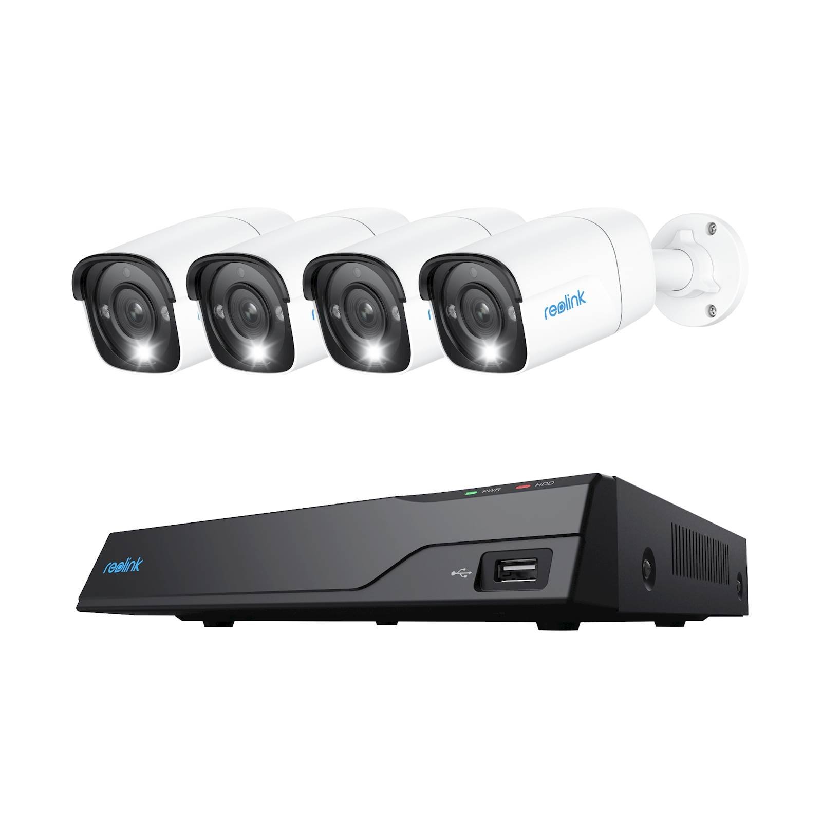 Reolink NVR snimač NVS8-12MB4 4K, 12MP, 8 kanalni NVR, 2TB HDD, 4x kamera POE