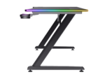 Trust GXT710 Luminus Pro RGBgaming sto, wireless punjač,120x60x74 cm, crni - Image 2